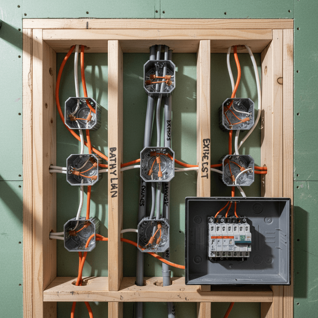 Residential wiring installation