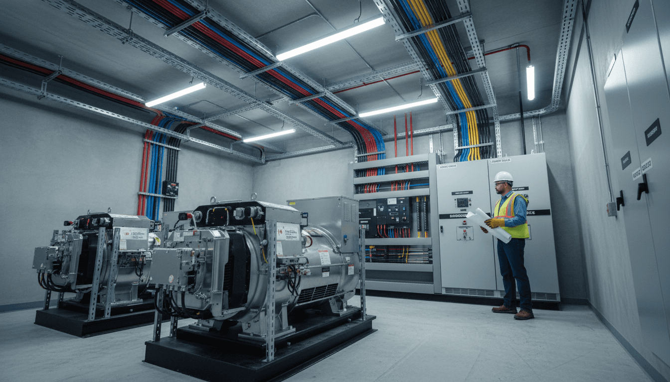 Backup generator installation