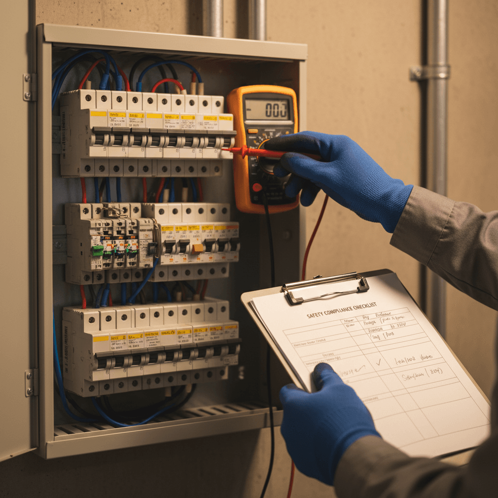 Electrical safety inspection work