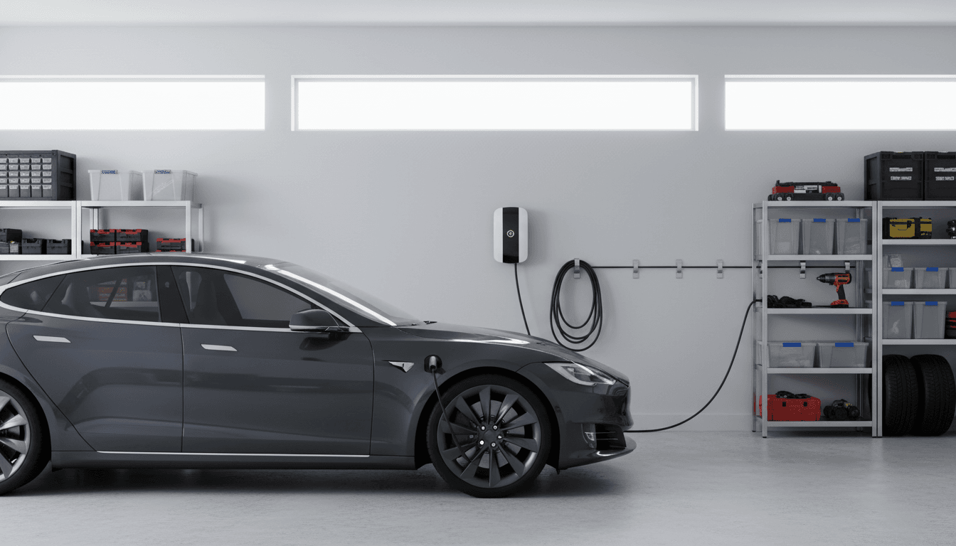 Electric vehicle charger installation